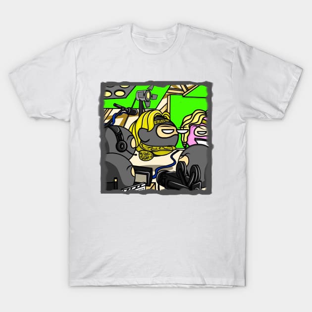 Ninja Green Screen T-Shirt by Leo Pringadhy